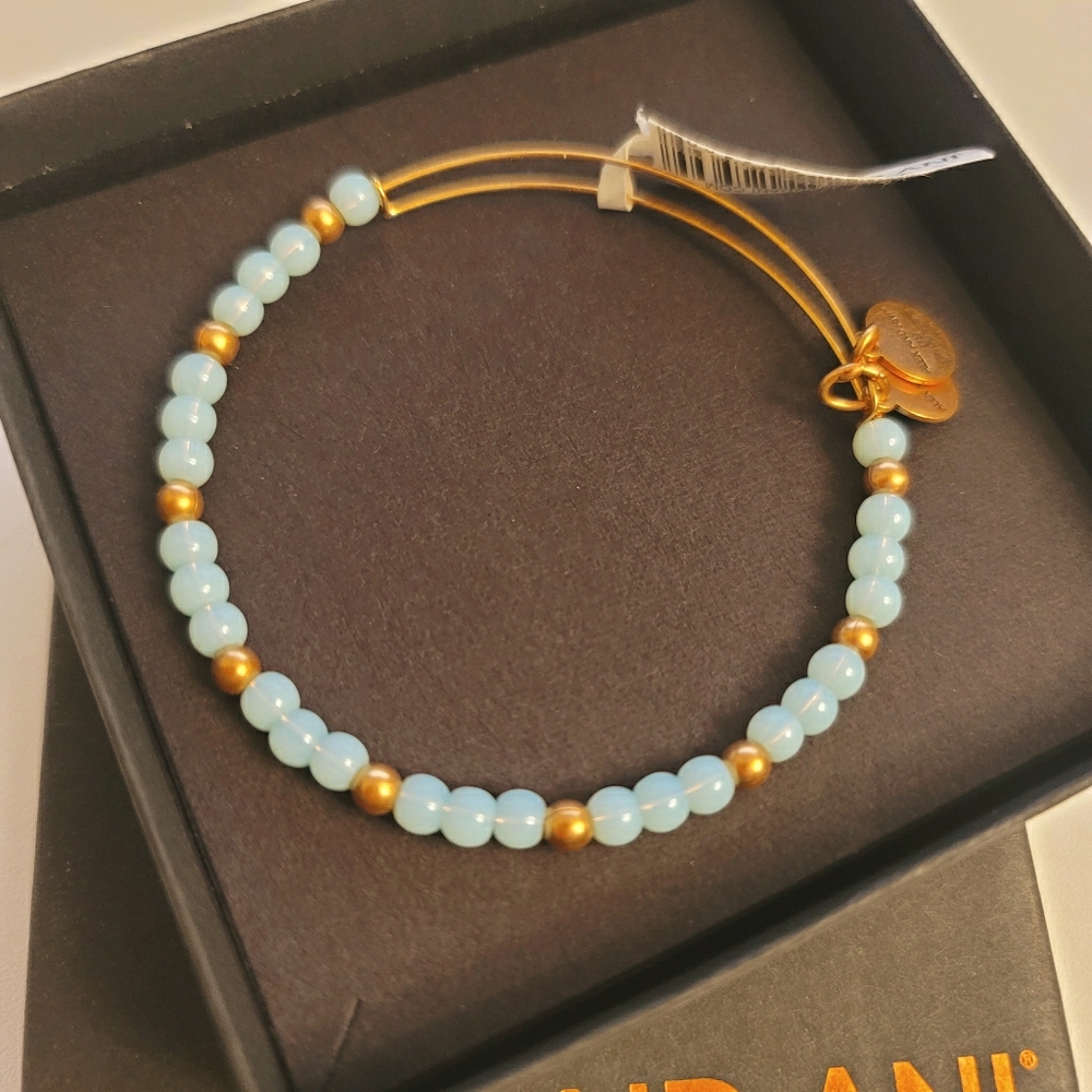 NIB Alex and Ani Bluebell Beaded Bangle - Rafaelia